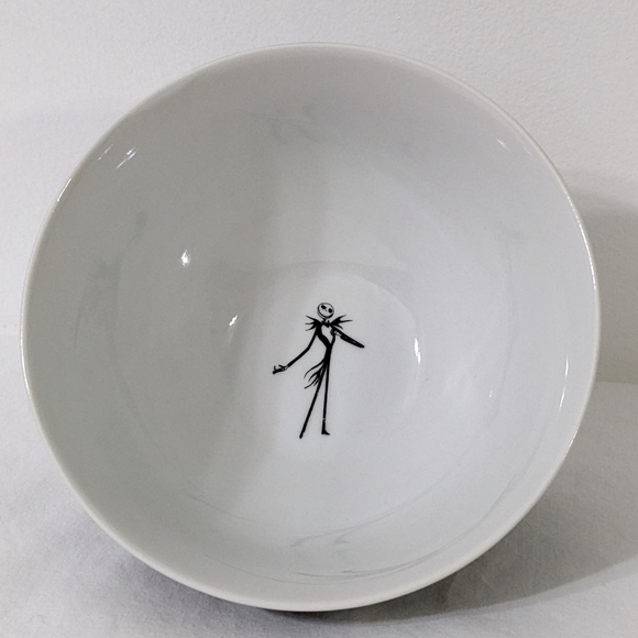 NEW Disney Nightmare Before Christmas Jack Skellington Ceramic Cereal/Soup Bowl - Picture 5 of 9